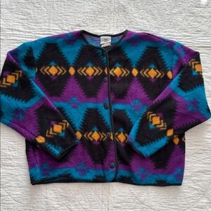Vintage David Wayne Aztec Fleece